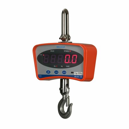 BRECKNELL CS2000 Crane Scale, 2,000 x 1 lb / 1000 x 0.5 kg w/remote control 816965001811